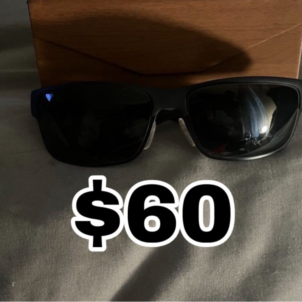 Prada Black Sunglasses with Red Accent
